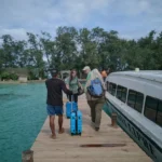 Akses ke Desa Laguna