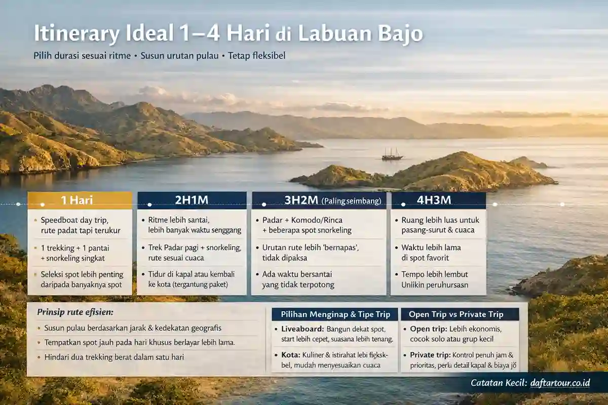 penjelaan gambar kegiatan wisata di labuan Bajo