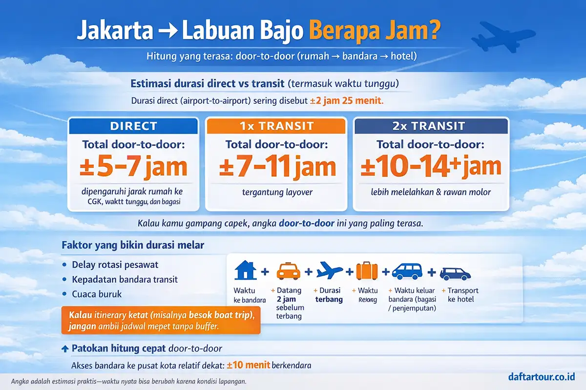 Durasi Jakarta ke Labuan Bajo