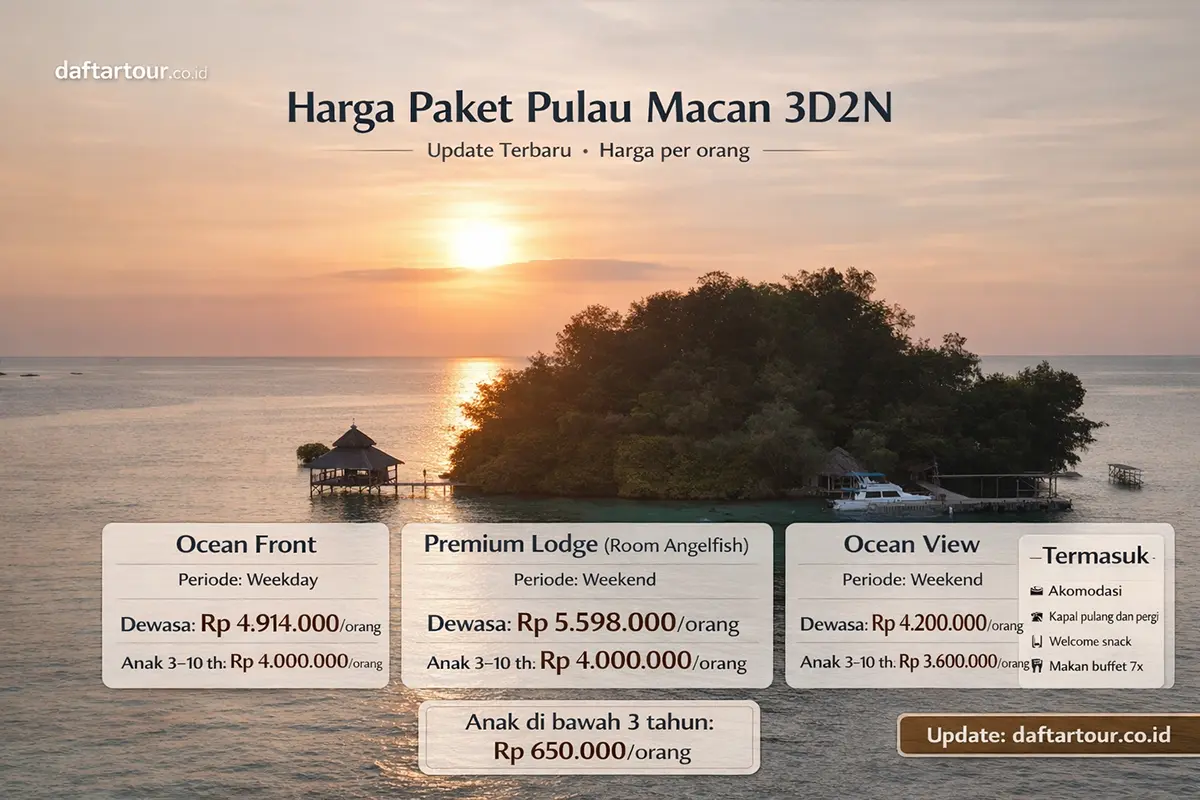 paket pulau macan 3 hari 2 malam