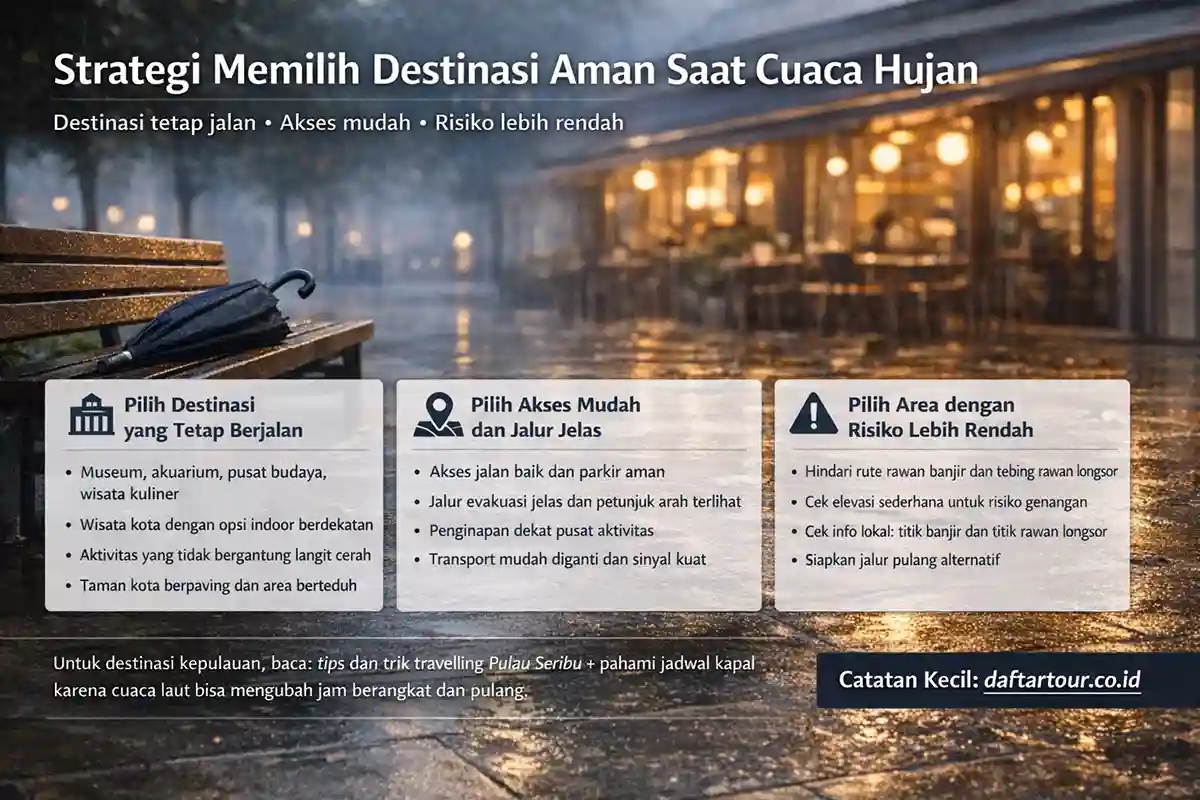 Strategi Wisata Saat Musim Hujan