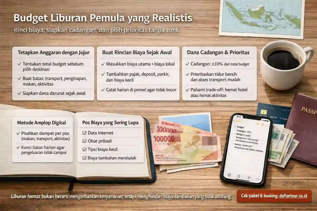 Perencanaan budget liburan hemat untuk pemula