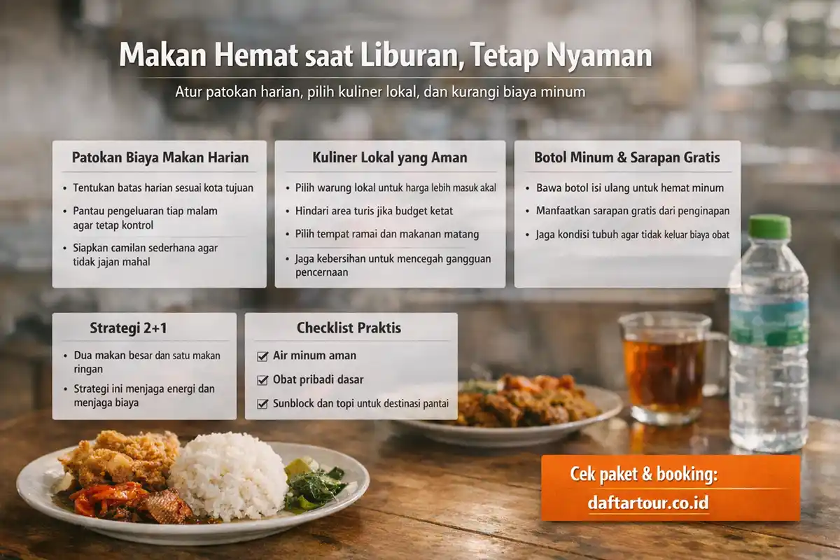 Tips makan hemat saat liburan untuk pemula