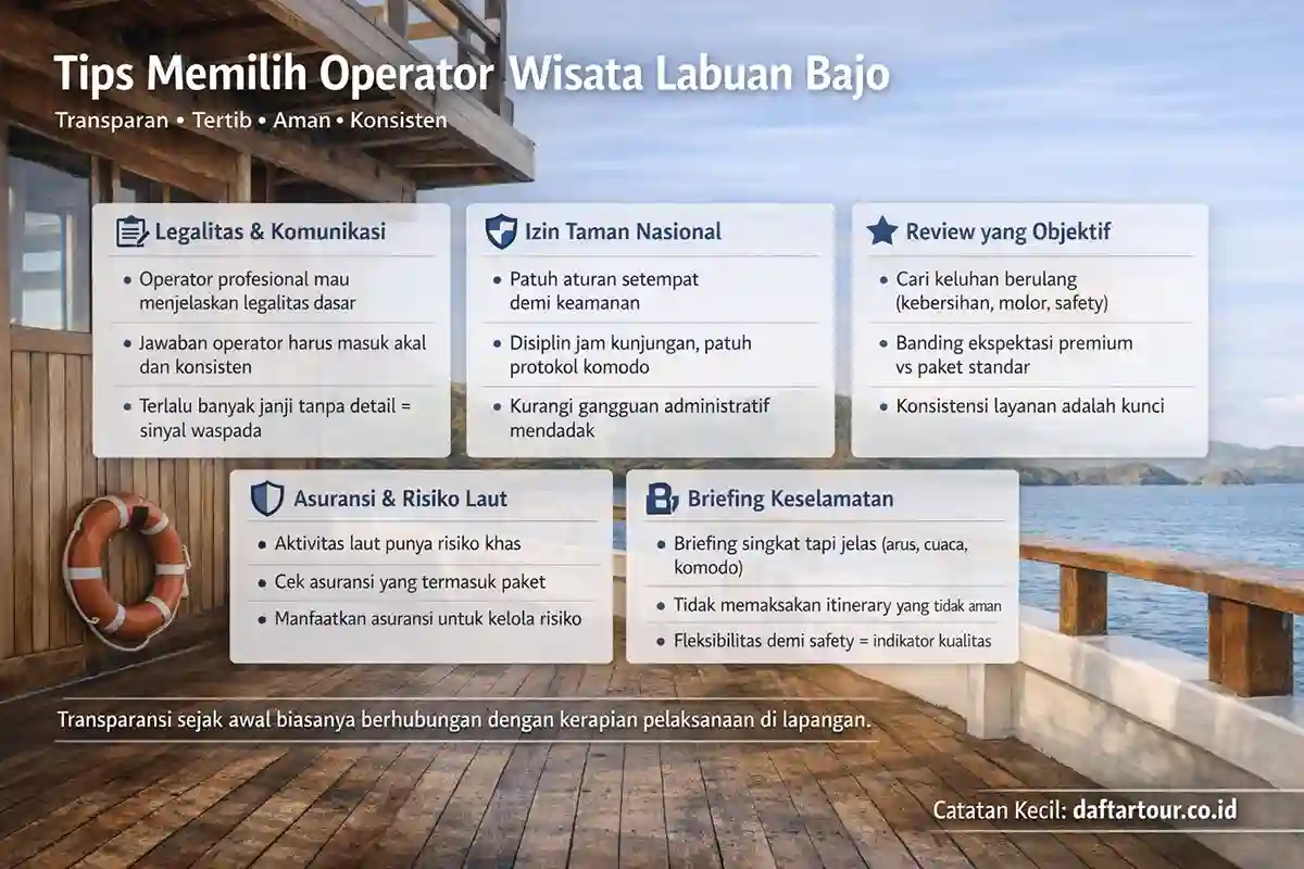 Trips memilih travel di Labuan Bajo