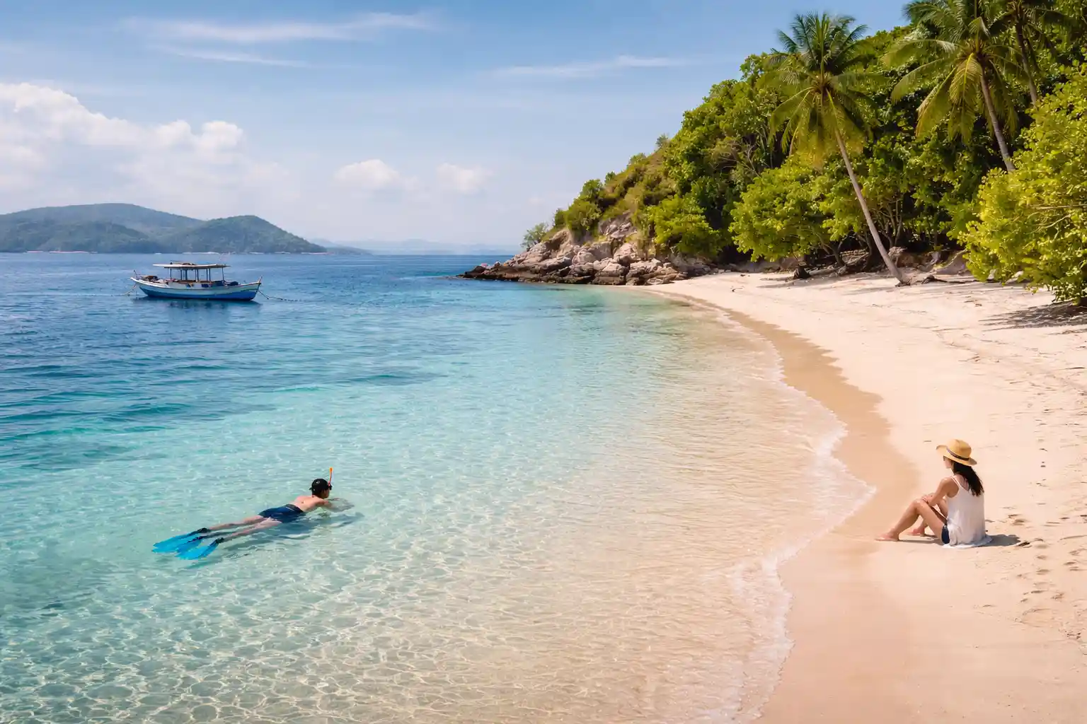 aktivitas di Pulau Bidadari Labuan Bajo