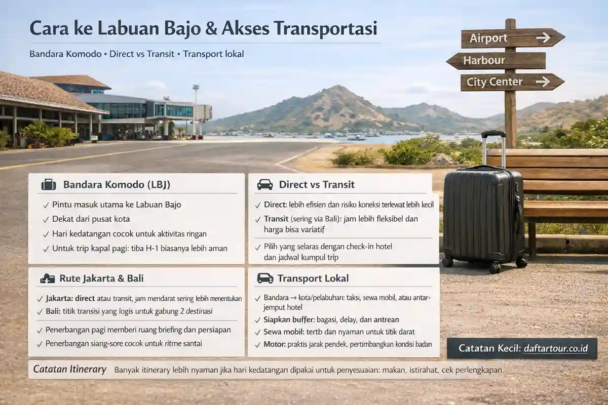 akses transfotasi menuju labuan Bajo