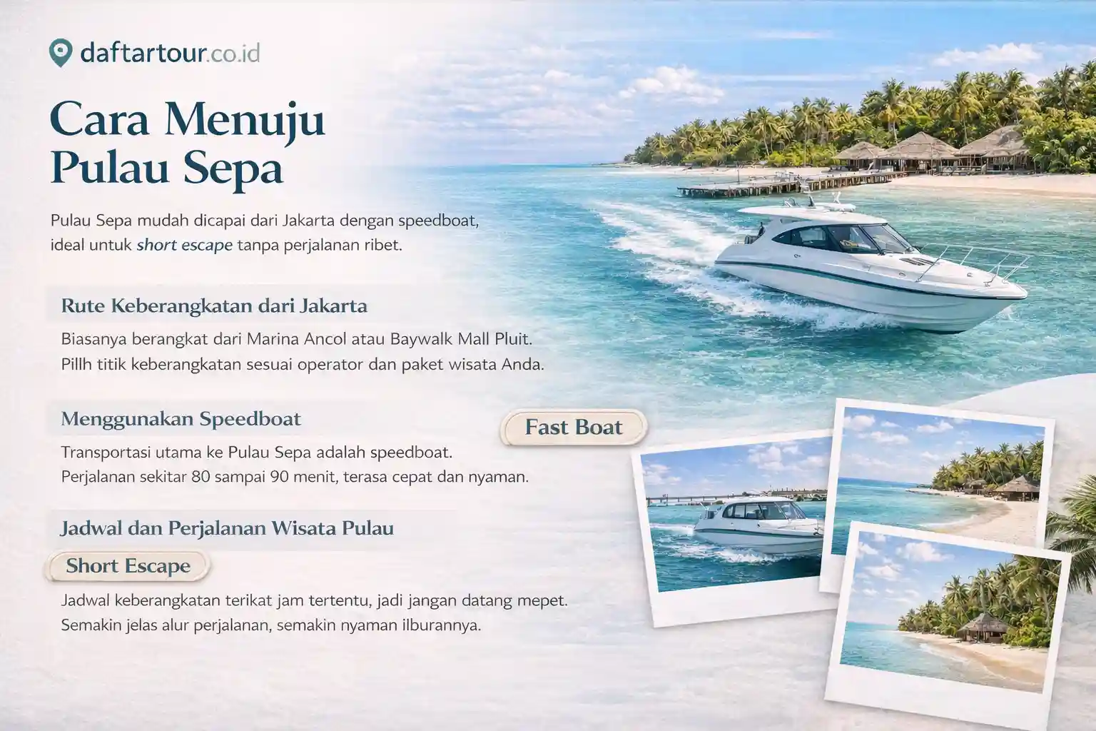 cara ke pulau sepa 