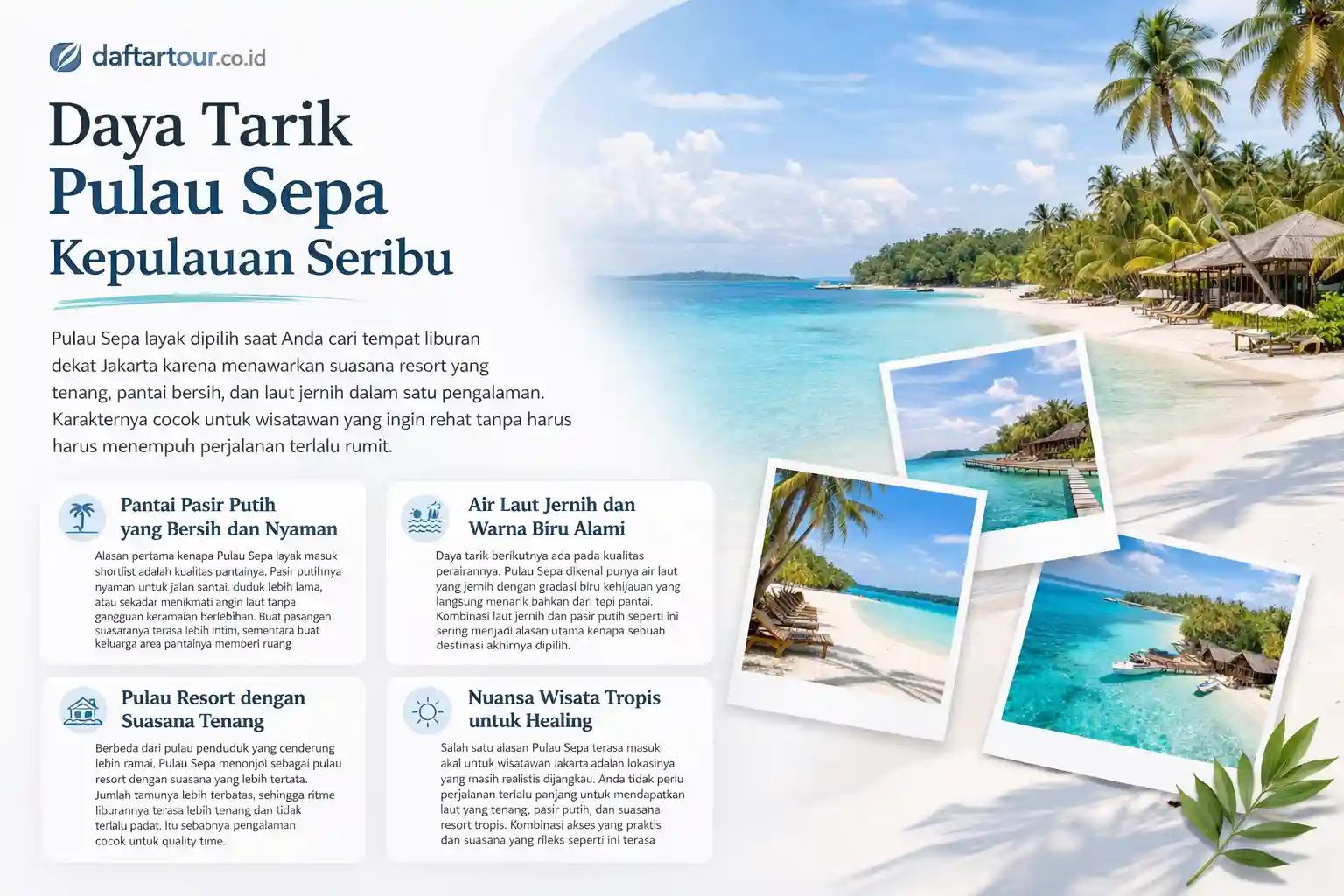 daya tarik pulau sepa jakarta
