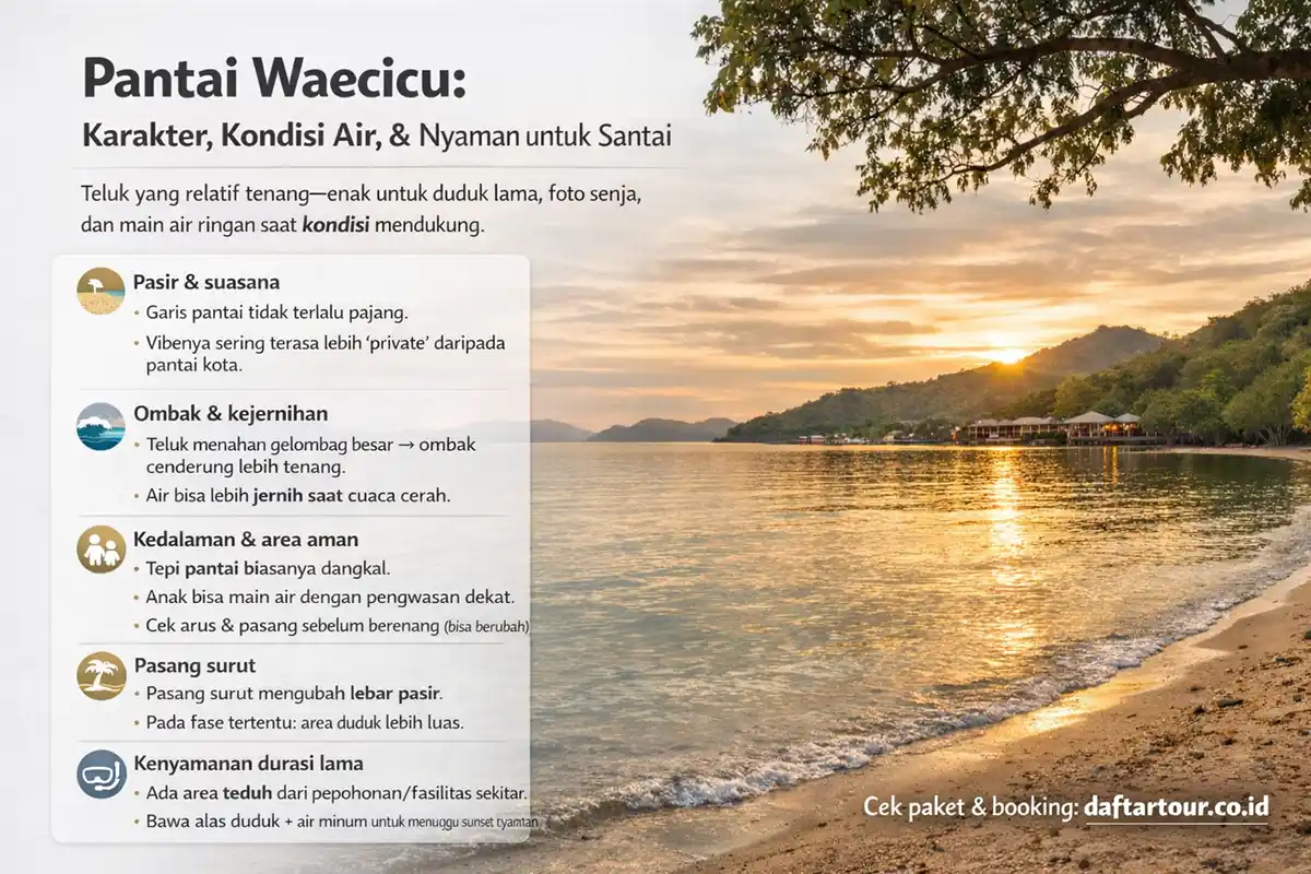 kodisi Pantai Waecicu labuan Bajo