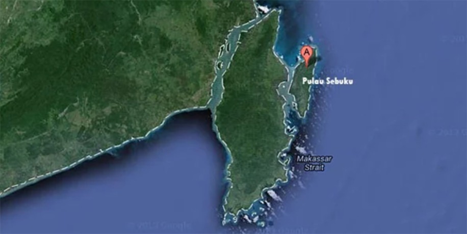 lokasi Pulau Sebuku