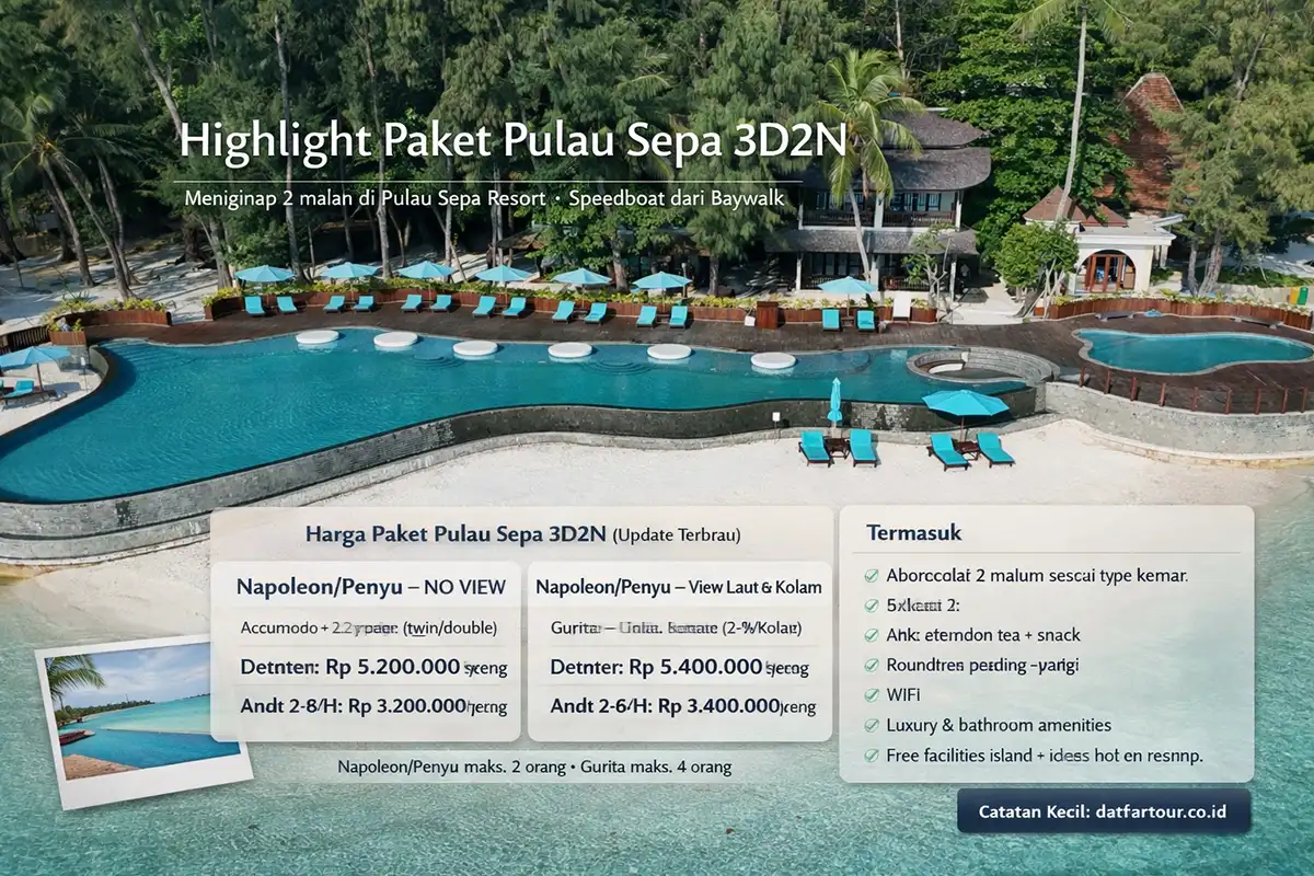 paket pulau sepa 3 hari 2 malam