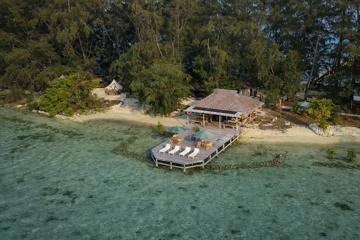 penginapan desa laguna tampak dari depan