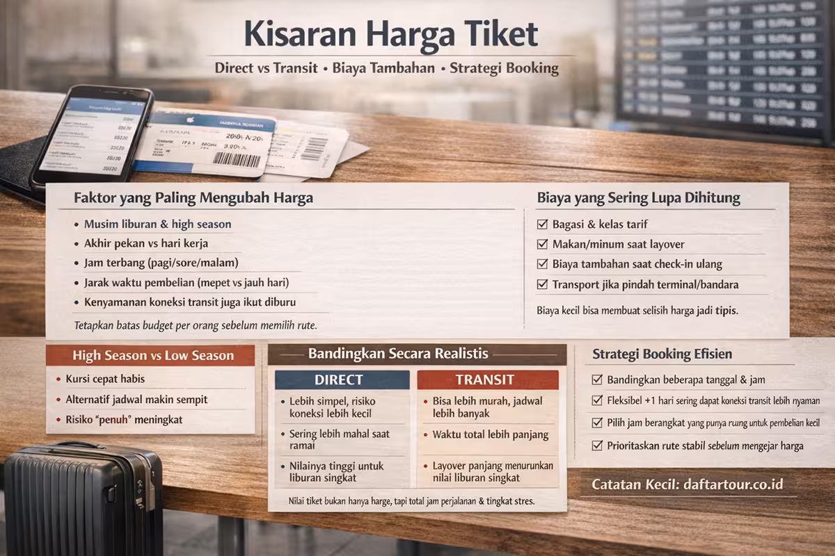 estimasi hraga Cara ke Labuan Bajo dari Surabaya