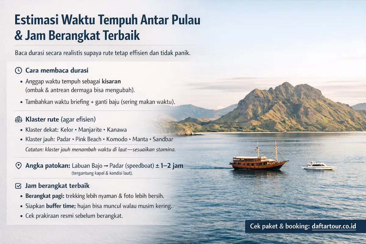 Pulau di Labuan Bajo waktu terbaik